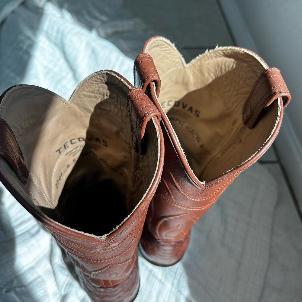 Tecovas Brown Heeled Boots - Picture 4 of 7